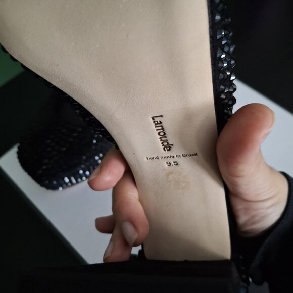 Larroude Ari Crystal Pump - Black Crystals - Picture 3 of 4